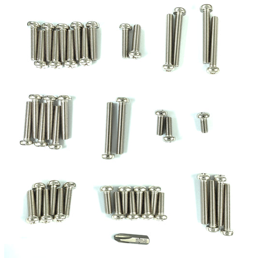 Kawasaki screws on a white background