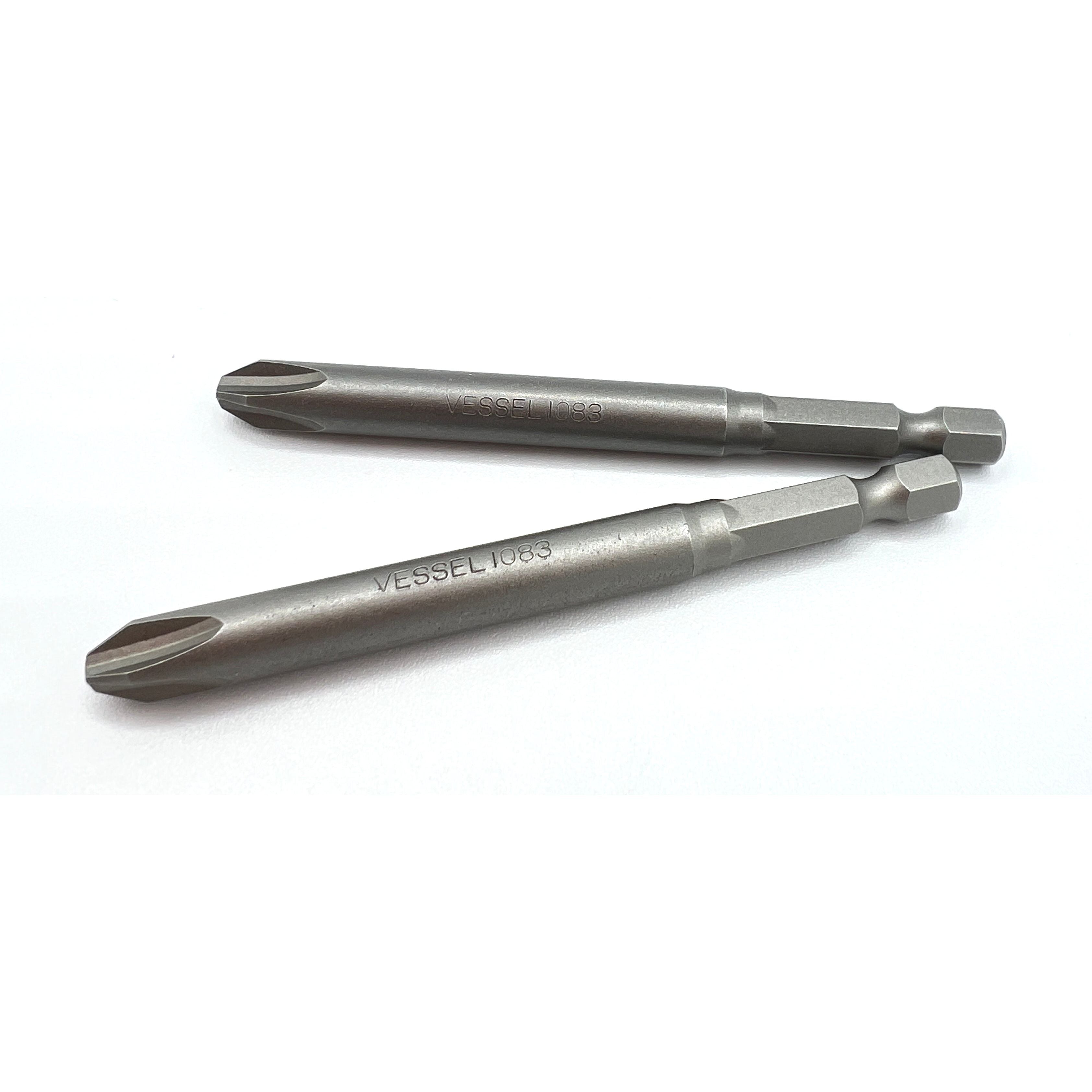 Vessel Screwdriver Set Genune Vessel JS #2 #3 Mpact Drver Bt Set For ...